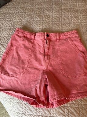 Universal Threads Women's Pink High-Rise Casual Shorts
